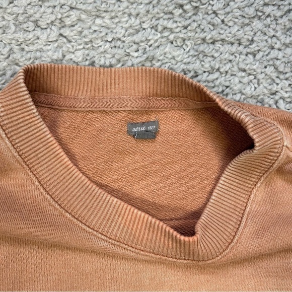 Aerie Sweatshirt Womens Extra Small Classic Crewneck Lived In Loungewear Comfy - Picture 2 of 3